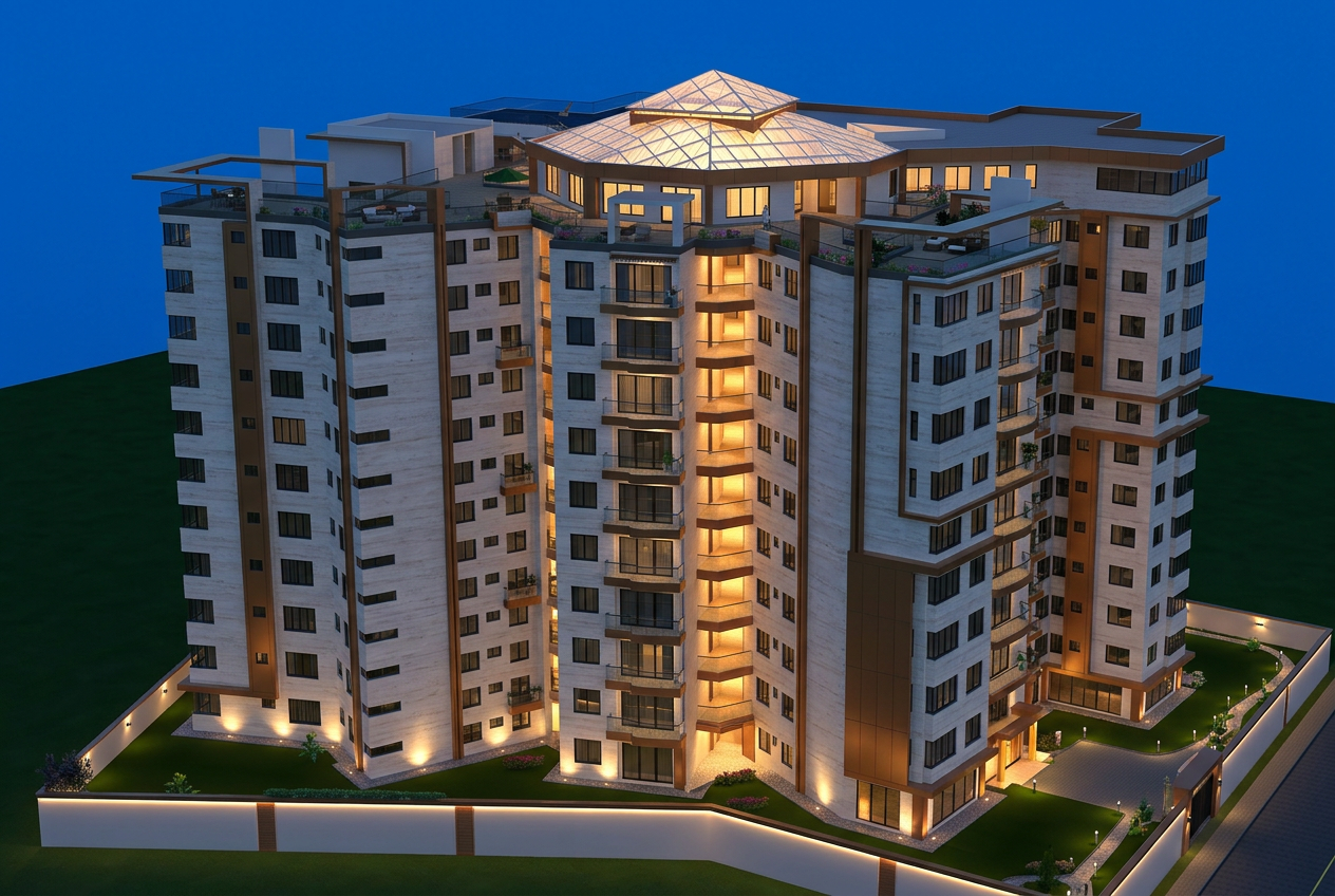 Lit & Secure at Blue Hour
